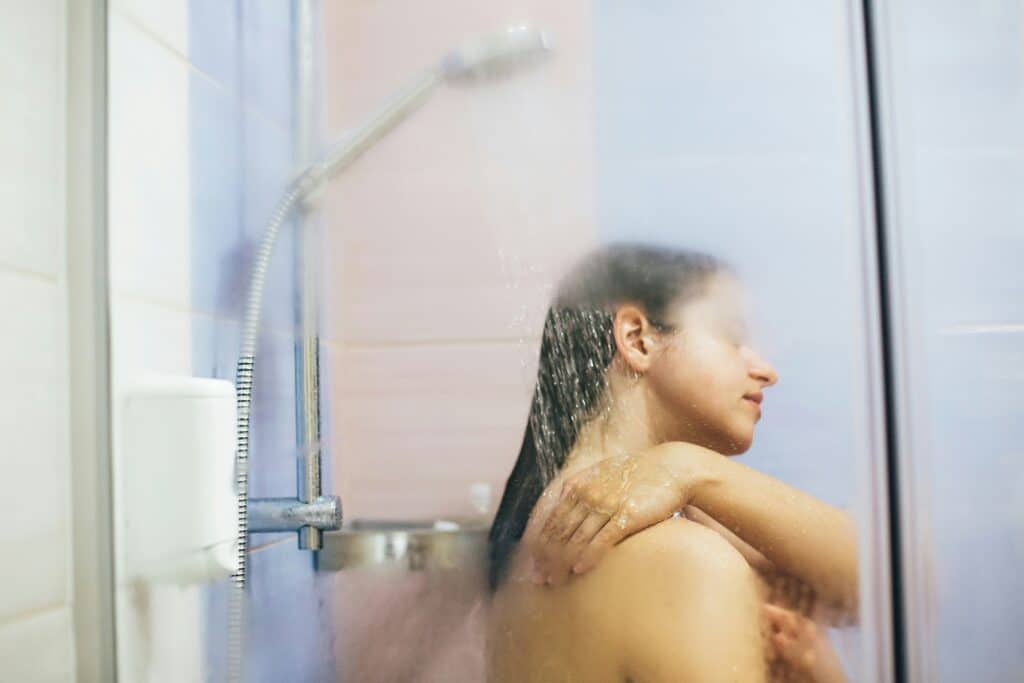 Hot water