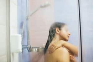 Hot water