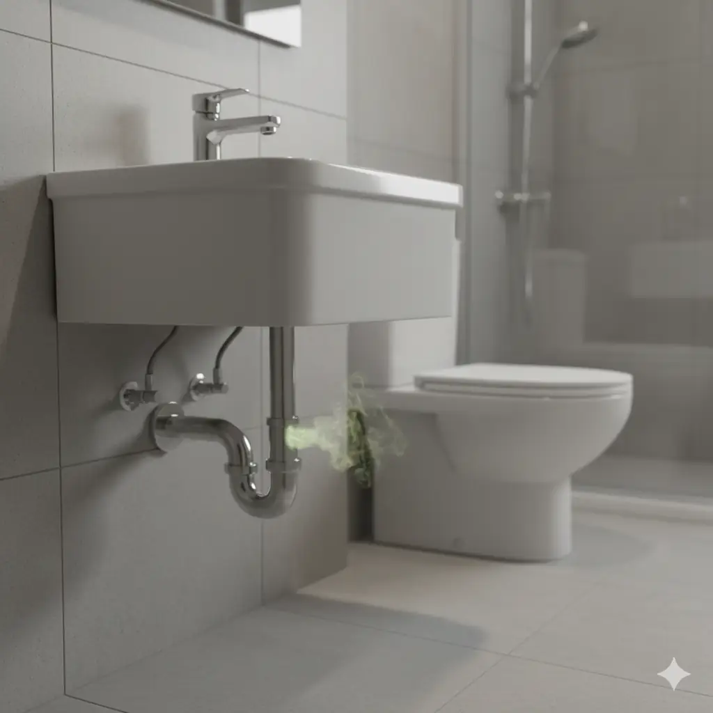 sewer gas odour