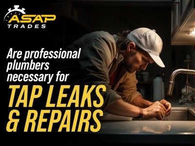 Are professional plumbers necessary for tap leaks and repairs 